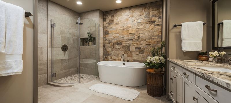 Elegant freestanding bathtub